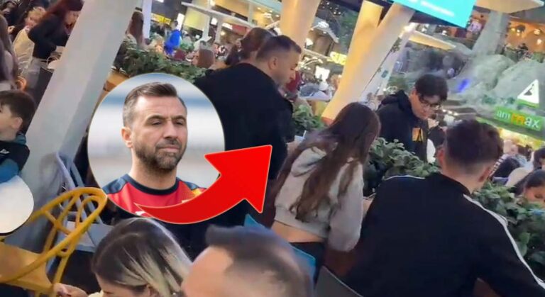 PAPARAZZI / Uff, frige! Lucian Sănmărtean și fiica lui, în misiune ”picantă” la mall