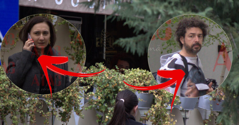 PAPARAZZI / Imagini exclusive cu Marius Moga și o tânără misterioasă! Au stat la aceeași masă, dar au ieșit pe rând!