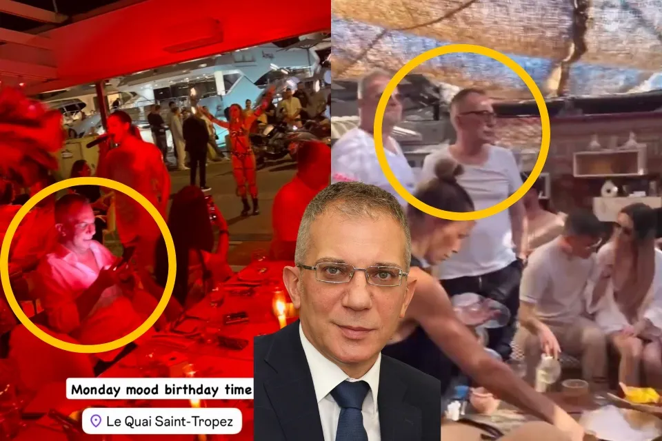 Șeful băncii de stat implicate în afacerea Kiseleff, surprins distrându-se în cluburi de lux din Saint-Tropez