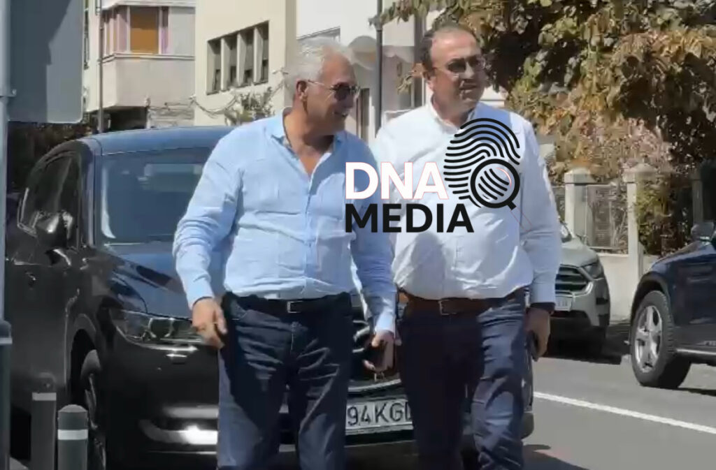 Exclusiv || Întâlnire de taină în Dorobanți: Adrian Videanu și Vlad Vameșu, fostul șef al autostrăzilor, discuții de peste o oră (video paparazzi)