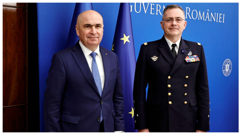 Ilie Bolojan, întrevedere cu amiralul francez Pierre Vandier: România, prioritară în modernizarea NATO