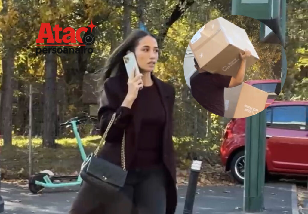 Mutare surpriză în nordul Capitalei! Iana Budeanu, soția lui Stratan, surprinsă descărcând mobilă – probleme în paradis?Video Paparazzi