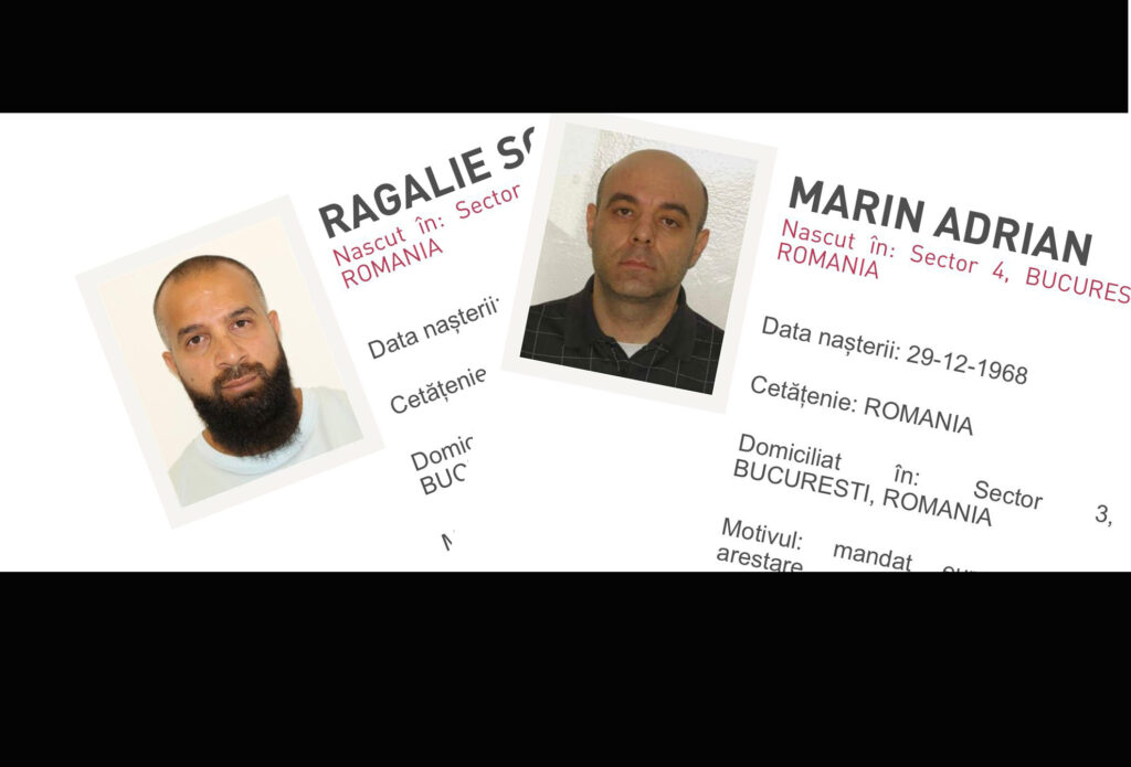 Urmăriți la nivel internațional, capturați în București