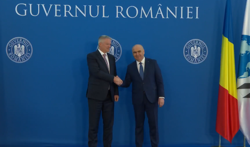 Secretarul general OCDE, întâlnire cu Ilie Bolojan | Primele imagini, de la Palatul Victoria