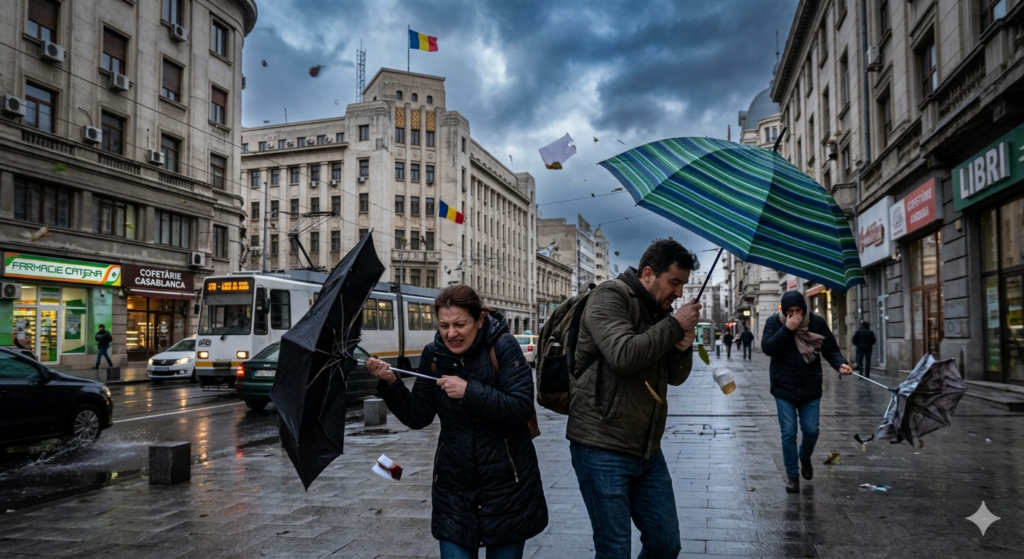 Se întoarce iarna, la munte! În restul țării: ploi și vânt puternic