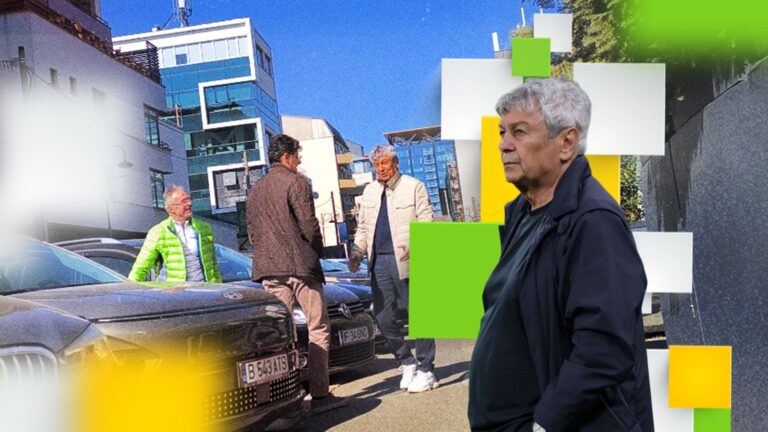 PAPARAZZI / Ce bucurie când elevul își reîntâlnește profesorul! Imagini de colecție cu Mircea Lucescu și Miodrag Belodedici… la piață! 