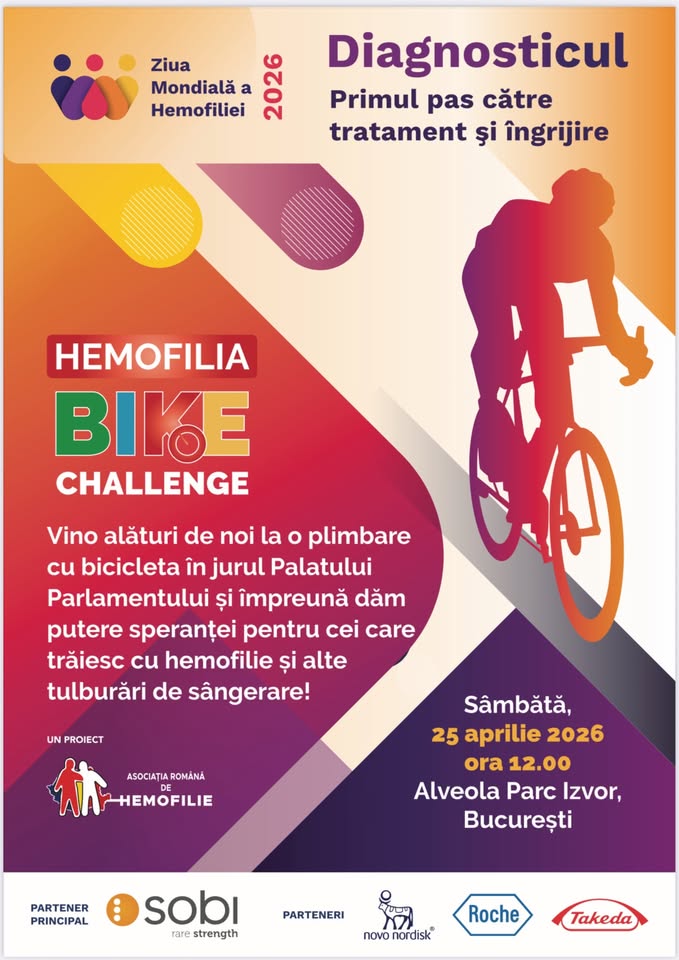 Hemophilia Bike Challenge – Pedalăm pentru Speranță!