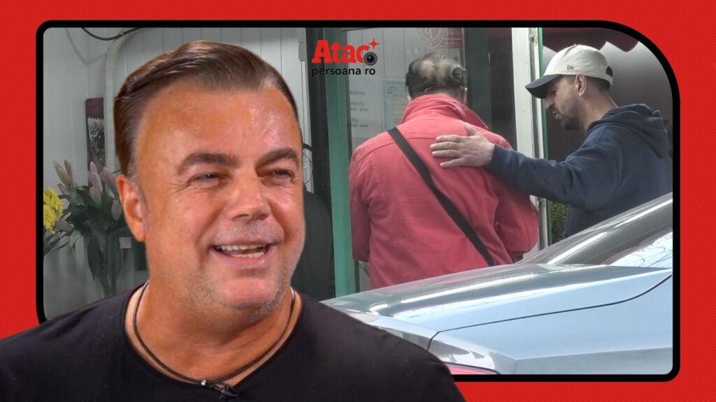 PAPARAZZI / După cumpărături merge și o mică șuetă! Imagini rare cu Adrian Enache. VIDEO EXCLUSIV