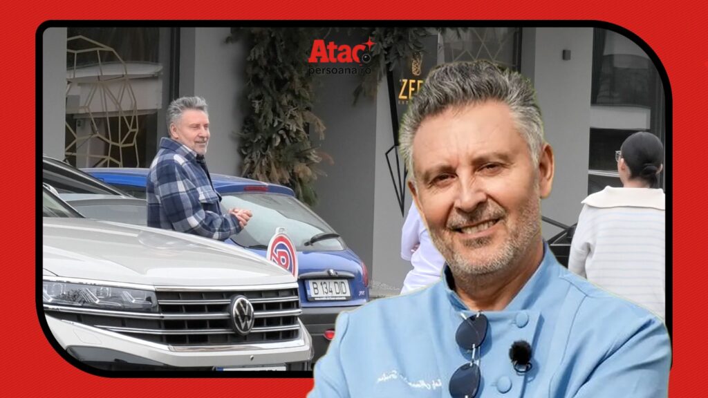 PAPARAZZI / Chef Alexandru Sautner știe: ce faci cu mâna ta e bun făcut! Își face reclamă singur! VIDEO EXCLUSIV 
