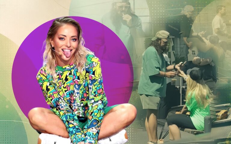 PAPARAZZI / Resturile ei, comoara soțului! După ce s-a săturat de lins înghețata, Delia Matache i-a predat-o lui. VIDEO EXCLUSIV