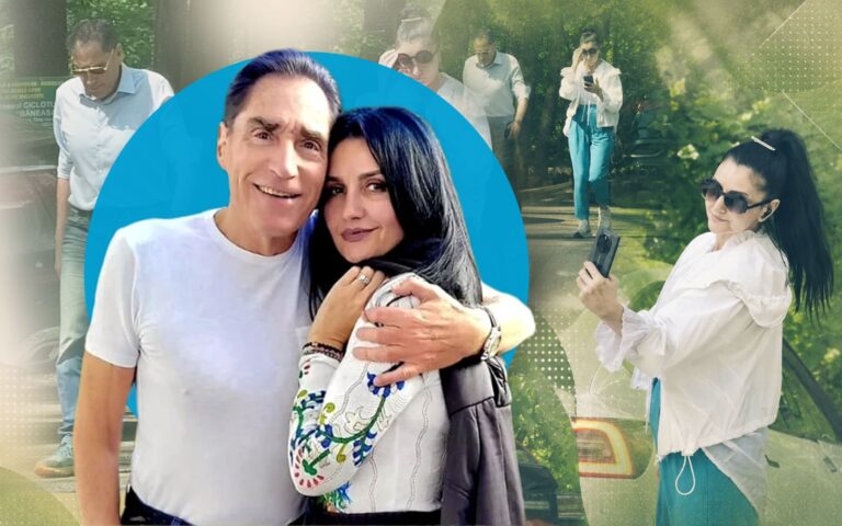 PAPARAZZI / Nu e fiica, e soția! Imagini rare cu Petre Roman și Silvia Chifiriuc. Cum încearcă bruneta să îl mențină tânăr! VIDEO EXCLUSIV