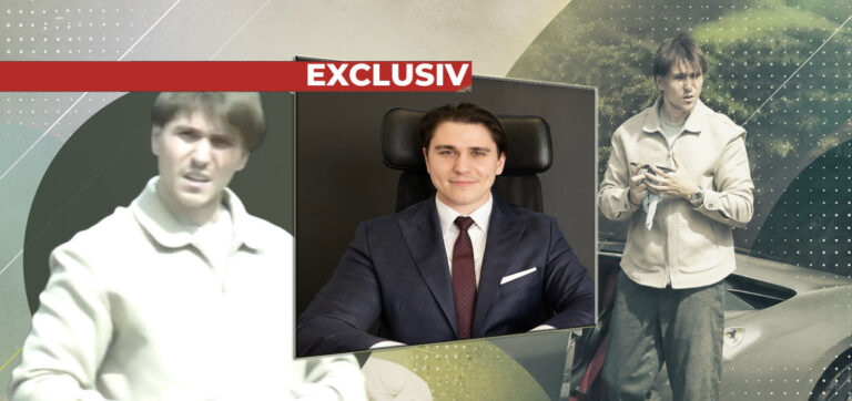 EXCLUSIV | Cine este gentlemanul care și-a spălat bolidul Ferrari cu scuipat! Afaceri cu Nicușor Dan, Poliția Română și ANCOM